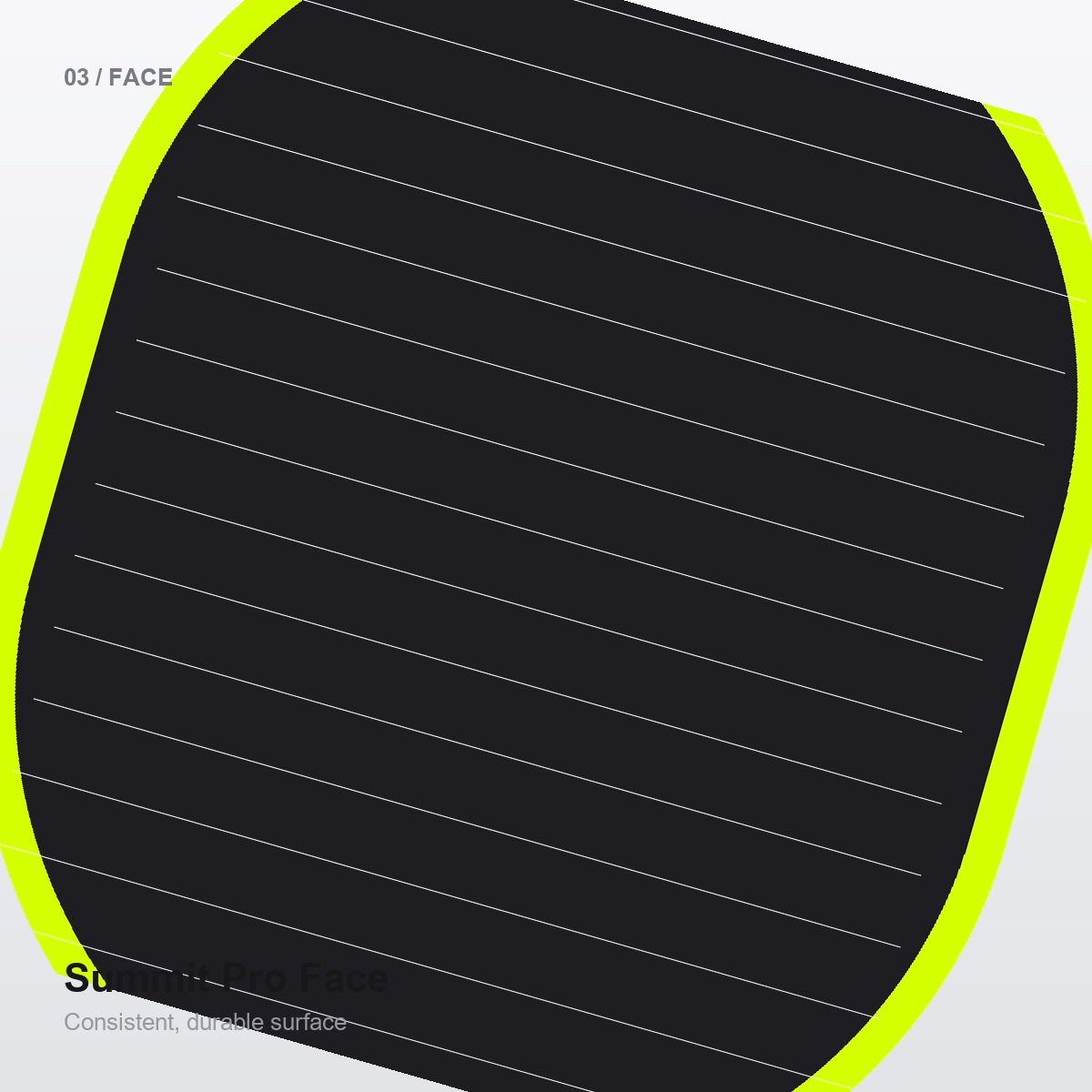 Summit Pro pickleball paddle – paddle face